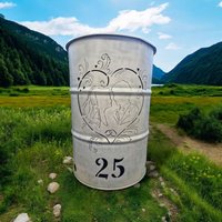 Feuertonne Silberhochzeit von MKDesignbyMK