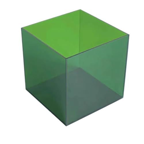 MKEMQXBEP Bunte Acryl Vitrine Quadratischen Raster Stift Halter Kosmetik Lagerung Box Blind Box Keine Deckel(D,10x10x10cm) von MKEMQXBEP