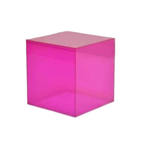 MKEMQXBEP Bunte Acryl Vitrine Quadratischen Raster Stift Halter Kosmetik Lagerung Box Blind Box Keine Deckel(H,10x10x10cm) von MKEMQXBEP