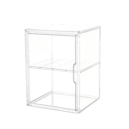MKEMQXBEP Displaybox for Finger, durchsichtige, Faltbare Spielzeugvitrine aus Acryl for Figuren und Blindbox-Puppen(L-Compartment 1PC) von MKEMQXBEP