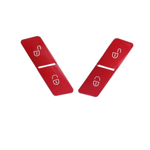 Fensterheber Schalter Für Benz C-Klasse E-Klasse GLK W204 W207 W212 W166 W176 2049058402 2049058502 Auto Türschloss Schalter Taste Schalter(Red 1 Pair) von MKGKACVCPT