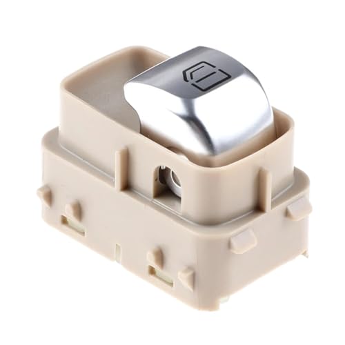 Fensterheber Schalter Für Benz C-Klasse Für GLC V-Klasse Vito W205 C180 C200 2014-2021 2229052203 Power Fenster Schalter Taste(Beige) von MKGKACVCPT