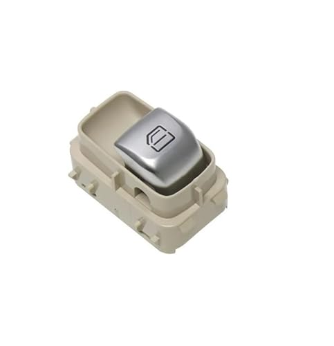 Fensterheber Schalter Für Benz C-Klasse W205 S205 X253 C253 2059051513 Beifahrerseite Auto Fensterheberschalter Regler Heber Taste(Beige) von MKGKACVCPT