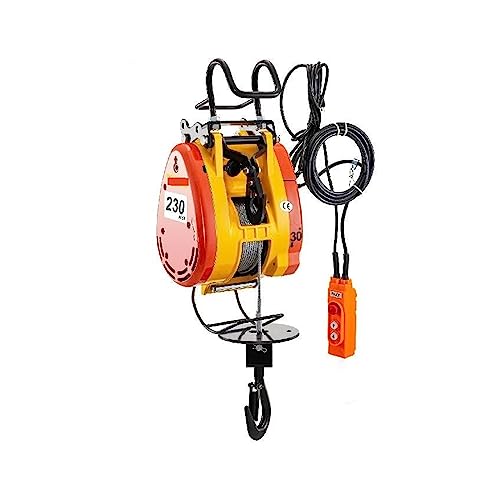 230 kg/507 lbs elektrischer Hebekran mit 30 m langem Seil und kabelgebundener Fernbedienung, tragbare Hubwinde, ferngesteuerter automatischer Aufzug Für den Waldgarten von MKHFP