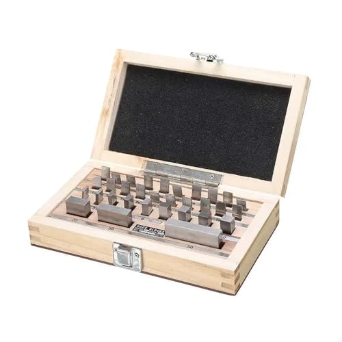 32/38/47/83Pcs Router Tisch Set Up Bar Mit Fall Gauge Metric Gage Block Set Holzbearbeitung Messblock Messung Drehmaschine Werkzeug Messstandard-Werkzeug(32Pcs) von MKHFP