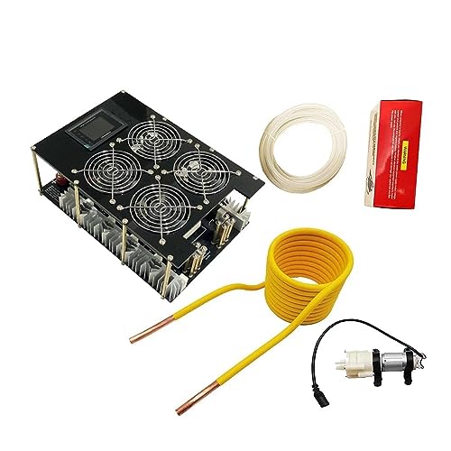 5000 W ZVS Induktionsheizung Hochfrequenz-Induktionsheizung Leiterplatte schmolzenes Metall + Spule + Pumpe Induktionslötset(Without crucible) von MKHFP