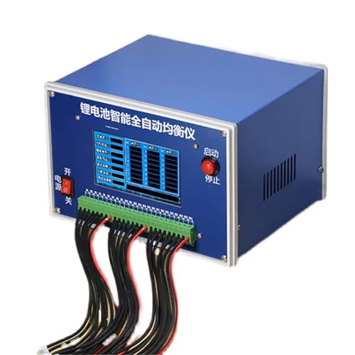 Digitaler Lasttester, 2s-24s Automatischer Equalizer for Lipo/Lifepo4/LTO 1,5-4,5 V Intelligenter Equalizer Batterieentladungs-Balancer Wartung/Reparatur von MKHFP