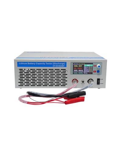 Digitaler Lasttester, 5-120 V 50 A Elektronischer Lastbatterietester 6000 W Einstellbarer Entlader for LiFePO4/Li-Ionen/Blei-Säure/NiMH-Batterien von MKHFP