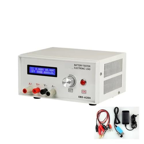 Digitaler Lasttester, A20H Hocräziser Batterietester 30 V 20 A 200 W, unterstützt PC-Software von MKHFP