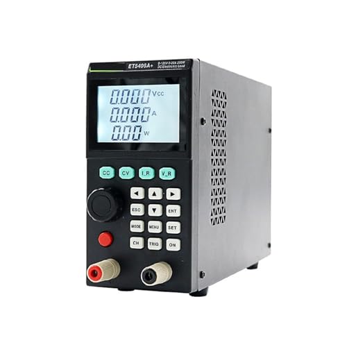 Digitaler Lasttester, DC Elektronische Last ET5407A+ ET5406A+ 200W 0-180V 0-30A, programmierbare elektronische Last 1mV/1mA Batterietester CC/CV/CR/CP-Test(ET5407A Plus) von MKHFP