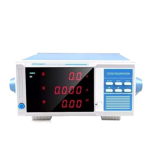 Digitaler Lasttester, Digitaler Leistungsmesser PF9901 Intelligenter Leistungstester 600 V 20 A Bandbreite 5 kHz Messgerät for elektrische Parameter von MKHFP