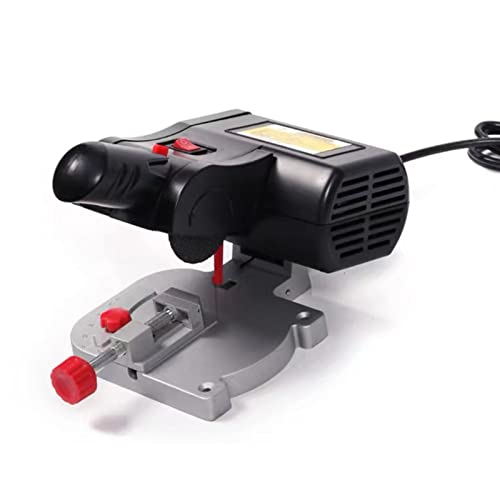 Elektrische Trennsäge Tischbanksäge mit 3/8-Zoll-Sägeblatt Trennsägemaschine Elektrowerkzeug for Metall Holz Kunststoff neu Für Schneiden und Entgraten(Noir) von MKHFP