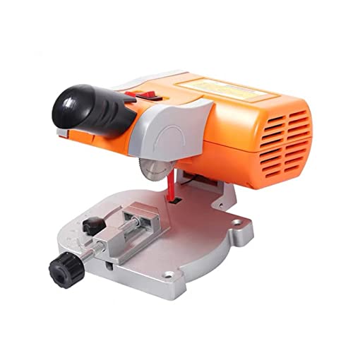 Elektrische Trennsäge Tischbanksäge mit 3/8-Zoll-Sägeblatt Trennsägemaschine Elektrowerkzeug for Metall Holz Kunststoff neu Für Schneiden und Entgraten(Yellow) von MKHFP