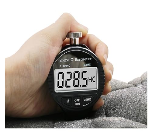 Elektronische Digitalanzeige Shore ADC Durometer Sklerometer Gummihärteprüfgerät Messgerät Paragraph Tool Industrietester(C) von MKHFP