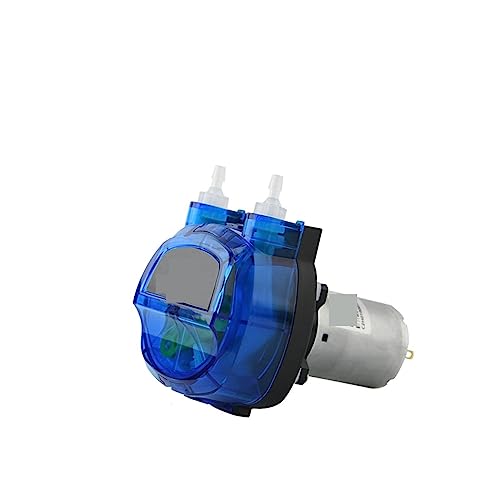Flaschenfüller, 300–600 ml/min KHM3 Peristaltikpumpe, 12 V, 24 V Gleichstrommotor, Dosierpumpe mit Durchfluss und Norprene/Silikon for Lebensmittel und Getränke(N40,KHM3-SW3) von MKHFP
