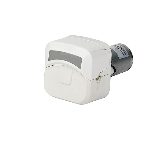 Flaschenfüller, 80–290 ml/min KK300-D Peristaltikpumpe, Gleichstrommotor, selbstansaugende Pumpe mit Transformator, Pumpenkopf, Labor-Dosierpumpe(B06 2x4mm,KK300-D24-T1.0) von MKHFP