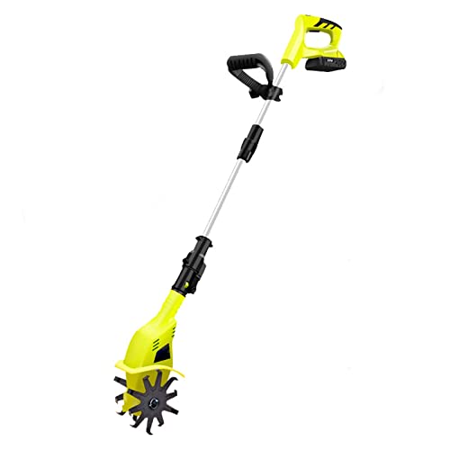 Handheld Wireless Lithium Battery Micro-Tiller 20V Vertikutierer landwirtschaftliche Pinne Kleine elektrische Hacke for den Haushalt Rotationsfräse Elektro-, Garten- und Handwerkzeuge von MKHFP