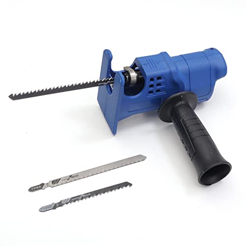 Handkonverter-Adapter mit Sägeblatt-Befestigungsadapter Multifunktionaler elektrischer Säbelsägen-Adapter for Metallschneider Für Schneiden und Entgraten(Reciprocating Saw 02) von MKHFP