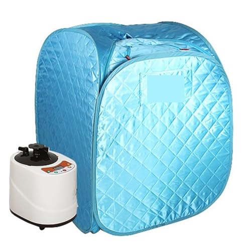 Heimsauna-Set, Tragbarer zusammenklappbarer Dampfsauna-Kabinennerator, Spa-Raum-Zeltbox inklusive Dampfgarer for eine Person, Entspannung, wichtsverlust, Körper(D) von MKHFP