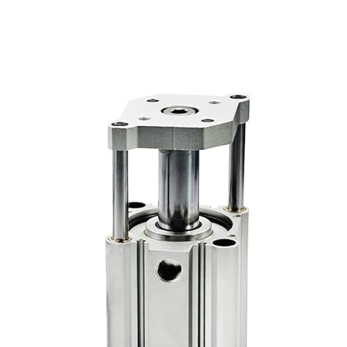 Industriearmaturen, Luftzylinder CQMB/CDQMB. Bohrung 50mm doppeltwirkender Kompaktstangenführung Pneumatischer RAM-Zylinderhub 5/10/15/20/25 / 30mm(CDQMB50-15D) von MKHFP