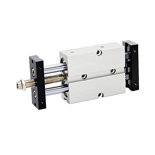Industriearmaturen, Pneumatische Zylinderbohrung vom doppelten Stabentyp 10 16 20 -mm -Aluminiumlegierhub 10~200 mm Luftzylinder Verstellbarer Strich(TNJ10x40-30) von MKHFP