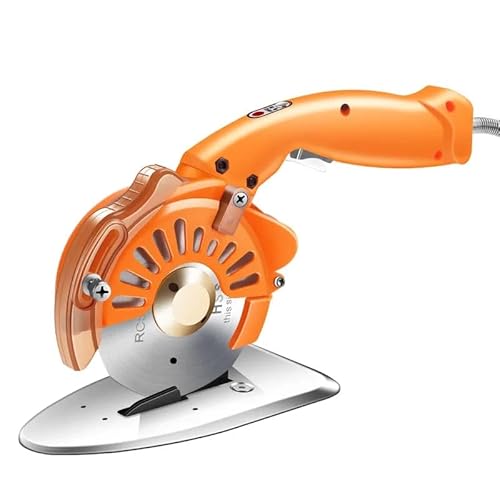 Industrielle Schneidemaschine Stoff Leder Teppich Stoff Karton Schneidemaschine Elektroschere Direktantrieb Elektroumlauf Leistungsstärker und effizienter(125MM) von MKHFP