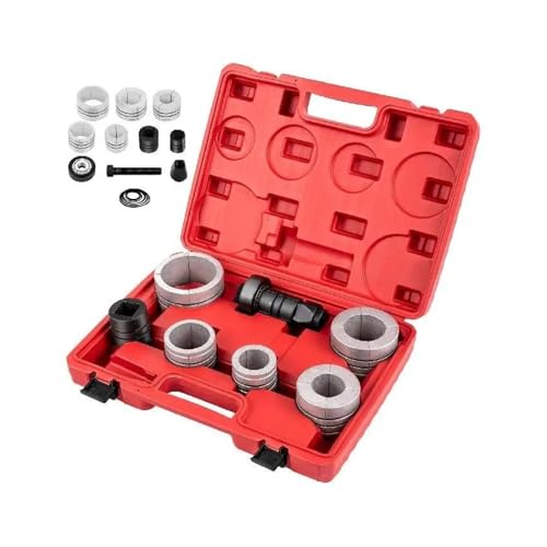 Industrieller Rohraufweiter, Auspuffrohr-Stretcher-Kit 1-5/8" - 4-1/4" Auspuffrohr-Expander-Kit for Endrohr mit Aufbewahrungskoffer 7-teilig Expander Auspuff von MKHFP