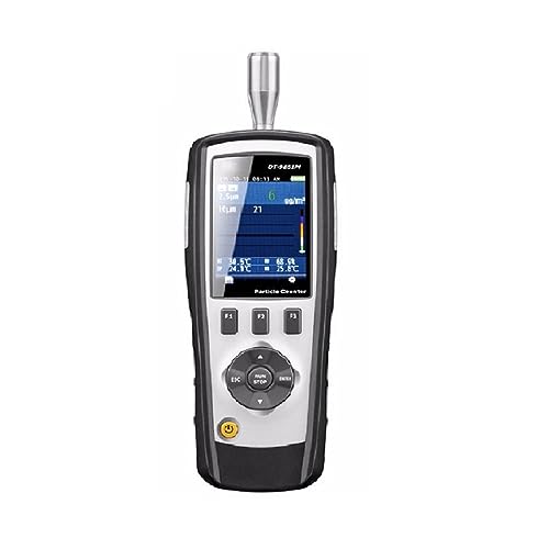 Luftqualitätstester, DT-9851M Professioneller Handheld PM0,3, PM2,5,10 Um Airbone Gas Luftpartikelzähler for Reinraumqualitätsdetektor Preis Klare Anzeigeeinstellungen von MKHFP