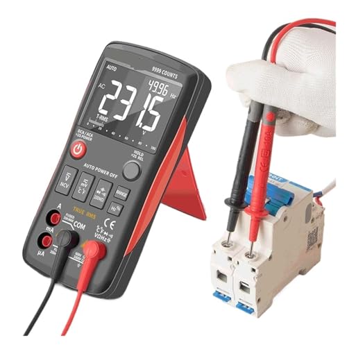 Präzisions-LCR-Messgerät, ANENG Q1 Digital-Multimeter 9999 Analog Tester True RMS Professionelle Multimetro DIY Transistor Kondensator NCV Tester Lcr Meter Labor-LCR-Ausrüstung(Q1 Red Pro) von MKHFP