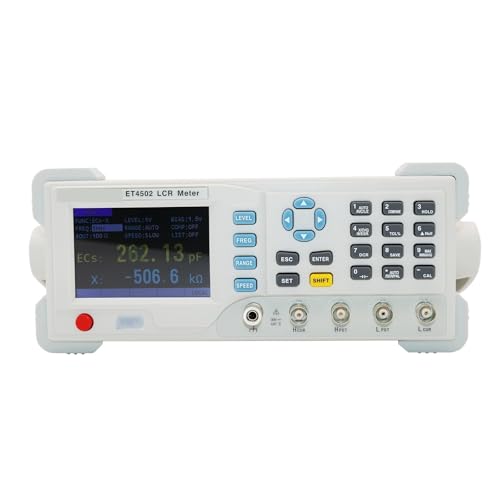 Präzisions-LCR-Messgerät, Professionelle LCR Meter Multimeter Digital Kondensator Tester Desktop Brücke 10Hz ~ 100kHz Kondensator Überprüfen Labor-LCR-Ausrüstung(ET4502) von MKHFP