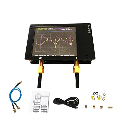 Signalanalysator, 3G -Vektor -Netzwerkanalysator S-A-A-2 VNA V2 Antennenanalysator Shortwave HF VHF UHF Mit Acrylgehäuse(Model 1) von MKHFP