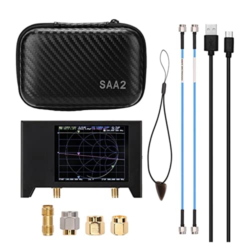 Signalanalysator, 4,3 Zoll IPS LCD Screen 3G Vektor -Netzwerkanalysator SAA-2N Nan OVNA-F V2 USB Antennenanalysator Shortwave HF VHF UHF S-A-A-2(2.8 Inch 1950mAh) von MKHFP