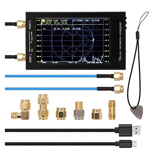 Signalanalysator, VNA-F V2 4.3 Zoll IPS LCD Vektor -Netzwerkanalysator anzeigen S-A-A-2 Antennenanalysator Kurzwelle HF VHF UHF(Type 3) von MKHFP