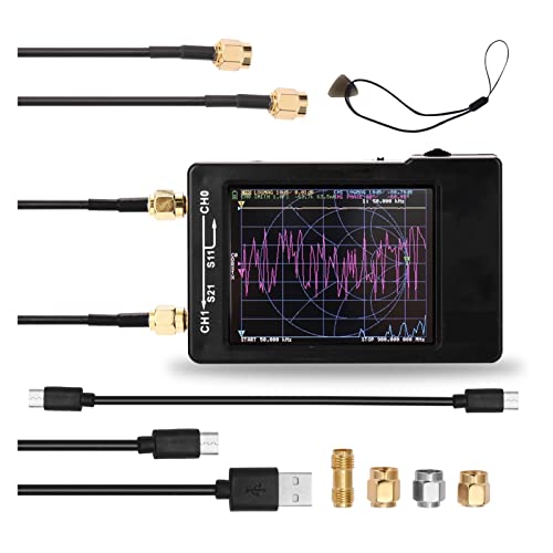 Signalanalysator, Vektor-Netzwerkanalysator 50 kHz-900MHz Digitalanzeige Touching Screen Shortwave MF HF VHF UHF Antennenanalysator stehende Welle von MKHFP