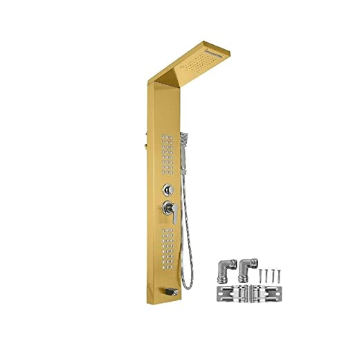 Touch-Control-Dusche, 5 in 1 Duschpaneel Turmsystem Duschsäule Kopfbrause Regenduschsäule Edelstahl Hydromassage Wasserfall Handbrause Touch-Control-Dusche, 5 in 1 Duschpaneel Turmsystem Duschsäule Kopfbrause Regenduschsäule Edelstahl Hydromassage Wasserfall Handbrause von MKHFP