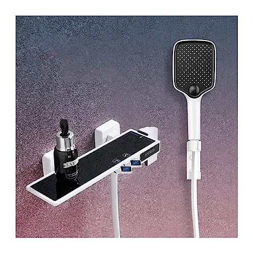 Touch-Control-Dusche, Kleines Duschset mit digitaler Anzeige for den Haushalt, Gunmetal Grey Split Einfache Dusche ohne Kopfbrause Badezimmer zu Hause(A) von MKHFP