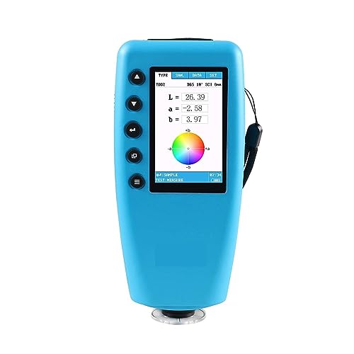 Tragbarer Farbtester, Tragbares digitales 4-mm-Kolorimeter, Farbmessgerät, tragbares Farbanalysator-Kolorimeter zur Farbprüfung von MKHFP