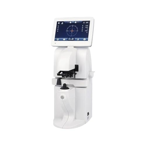 Tragbarer UV-Detektor Auto Lensmeter Digital Lensometer Automatischer Objektivmesser mit PD UV Drucker 7 Zoll Bildschirm Focimeter Messung von ultraviolettem Licht von MKHFP