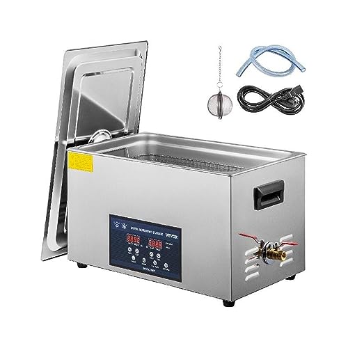 Ultraschall-Reinigungsmaschine, 2L 3,2 L 6L 10L 22L 30L Ultraschallreiniger Mit Doppelfrequenz-digitaler Tragbarer Waschmaschine Ultraschall-Haushaltsgerät(2 L Tank) von MKHFP