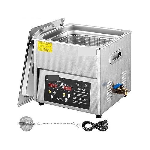 Ultraschall-Reinigungsmaschine, 3L 6L 10L Ultraschallreinir Mit Entgasungsfunktion Tragbare Waschmaschine Ultraschallbad Spülmaschine Home Appliance(10L) von MKHFP