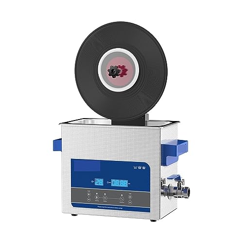 Ultraschall-Reinigungsmaschine, 6L Ultraschall-Schallplattenreiniger Mit Halterung For Reinigen Von 12-Zoll-LP- Und 7-Zoll-EP-Discs, UP-Down-Vinylhalterung Mit Langsamer Geschwindigkeit Ultraschall-Reinigungsmaschine, 6L Ultraschall-Schallplattenreiniger Mit Halterung For Reinigen Von 12-Zoll-LP- Und 7-Zoll-EP-Discs, UP-Down-Vinylhalterung Mit Langsamer Geschwindigkeit von MKHFP