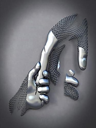Metall Figur Statue Kunst Leinwand Gemälde Romantisch Abstrakt Poster und Drucke 3D Liebhaber Skulptur Poster Modernes Wohnzimmer Heimdekoration - Ohne Rahmen (BST-12,50x70cm*1) von MKHFUW