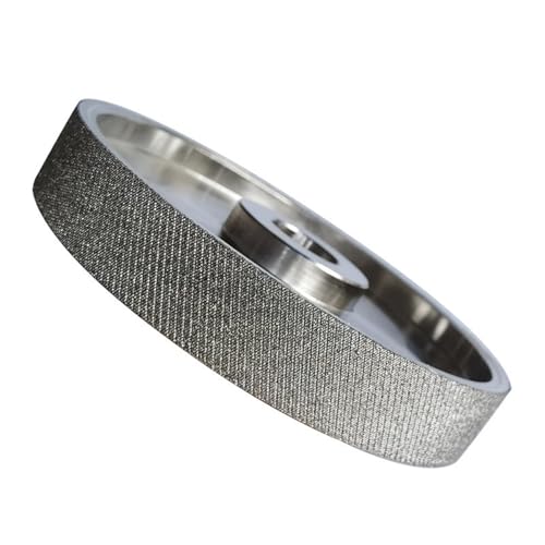 Diamant Schleifscheibe, 6 "Zoll 157x25x25,4mm Diamant-Schleifscheiben Schmuck Poliermaschine Diamant Lapidar Gitter Strukturierte Oberfläche(60#) von MKHQST