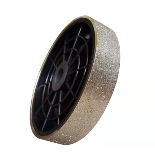 Diamant Schleifscheibe, Galvanisch beschichtetes Diamant-Schleif- und Schärferrad, Zubehörscheibe, Durchmesser 200 mm, Breite 38 mm, for Polieren von, Wolfram und Stahl(200#) von MKHQST