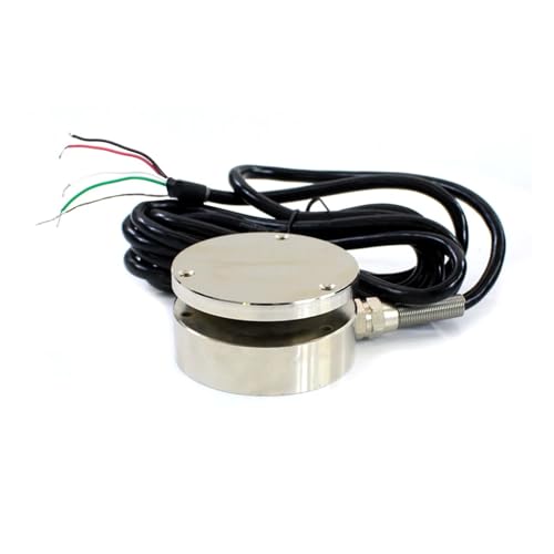 Flache Membranbox Kraftsensor-Wandler Spannungsmessung 50KG-5Tonnen Drucklastzelle for Stoß-, Schlag- und Klopftests, Gewichtssensor Modul Kit(300KG) von MKHQST