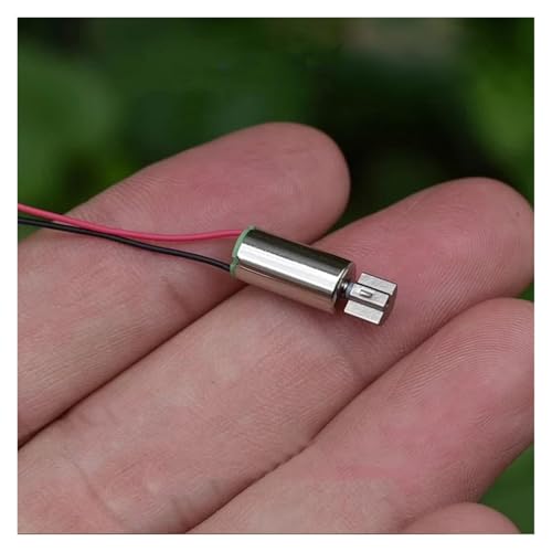 Hochleistung 10/30/50 Stück Mini 6 x 12 mm winziger kernloser Vibrationsmotor DC 1,2/1,5/2,4 V Micro 612 Vibrierender Vibratormotor Heimwerkerzubehör(30pcs,Model A DC 1.5V-2.4V) von MKHQST