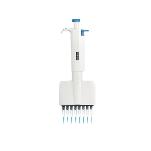 Laborpipette, Laborpipette 8-Kanal-Pipette 12-Kanal-Mikropipette Manuelle digitale einstellbare Kunststoffpipette für Labore(8 channel 0.5-10ul) von MKHQST