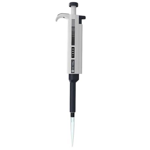 Laborpipette, Laborpipette Kunststoff Einkanal Digital Einstellbare Mikropipette Laborgeräte Mit Pipettenspitzen für Labore(1-10ml) von MKHQST