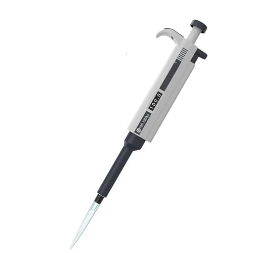 Laborpipette, Laborpipette Mikropipette Gun Lab Einkanalpipette Einstellbares Volumen Mikropipette für Labore(M 10-100ul) von MKHQST