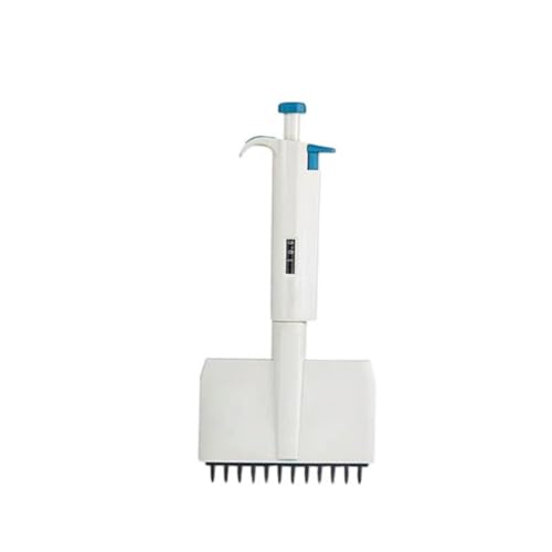 Laborpipette, Pipette 8/12 - Mehrkanalpipette Halbmanuell Digital Verstellbare Pipette Laborpipette für Labore(12 channel 5-50ul) von MKHQST
